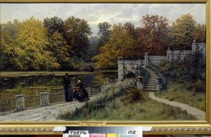 Der Lazienki-Park (Warschau, Polen) von Konstantin Yakovlevich Kryzhitsky