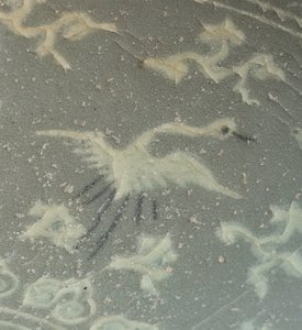 Schale mit Kranichen und Wolken, ca. 1150-1200 von Korean School