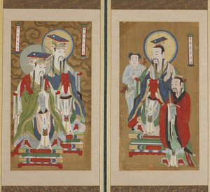 Prozessionsszene, Choson-Dynastie von Korean School