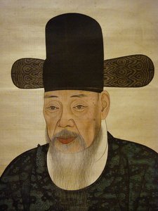 Porträt von Yi Gilbo (oder „Yeonan“) von Korean School