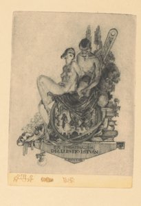 Ex Libris von István Lusztig von Kornél Révész