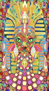 Psychedelische Pharao-Katze von Kostyantin Malginov