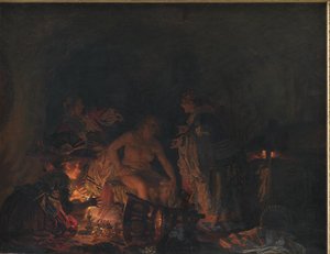 Leonora Christina wird im Gefängnis verhört von Kristian Zahrtmann