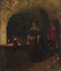 Leonora Christina, geführt von Frederik Ahlefeldt im Blauen Turm, 1893 von Kristian Zahrtmann