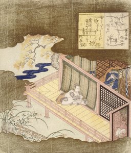 Hofliebhaber, die Gedichte austauschen von Kubo Shunman