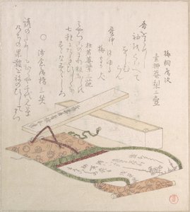 Kakemono und seine Box von Kubo Shunman