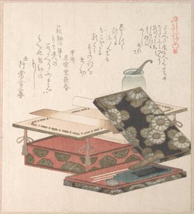 Tisch und Schreibset von Kubo Shunman