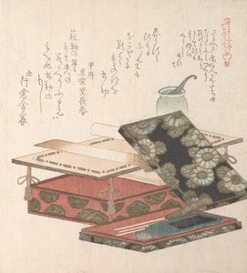 Tisch und Schreibset von Kubo Shunman