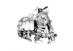 Klassische Dampflokomotive