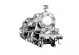 Klassische Dampflokomotive
