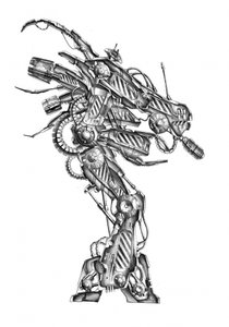 Futuristischer Roboter-Mech