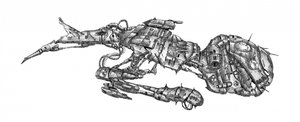 Futuristisches Raumfahrzeug-Design