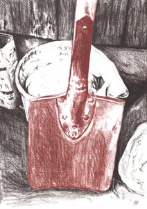 Rote Schaufelskizze