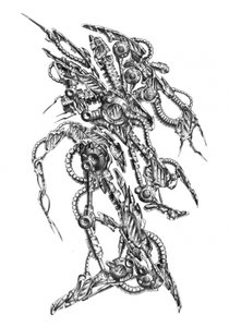 Sci-Fi Mechanische Struktur