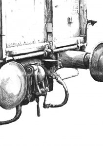 Vintage Zugmechanismus