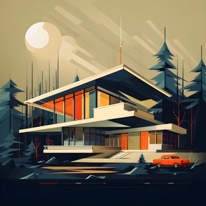 Moderne Design-Grafik