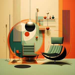 Moderne Design-Grafik von Kurt Heppke