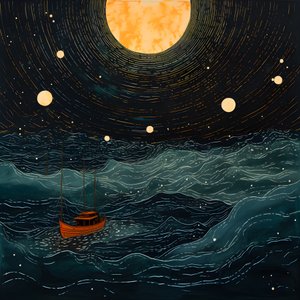 Zwei Boote glitten lautlos durch tintenschwarzes Wasser auf die wirbelnde Charybdis zu, der Vollmond war das einzige Licht in der leeren Welt der Nordsee von Kurt Heppke