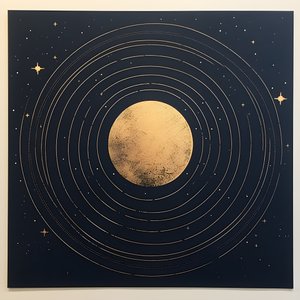 Minimalistische Astronomie 4 von Kurt Heppke