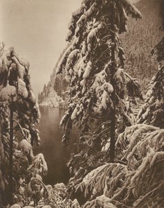 Der Königssee bei Berchtesgaden (s/w Foto) von Kurt Hielscher