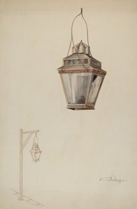 Spermaöl-Straßenlampe von Kurt Melzer