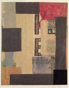 Collage, 1923 von Kurt Schwitters