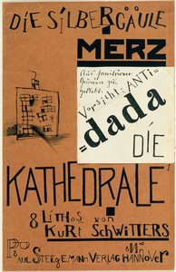 Cover von "Die Kathedrale" von Kurt Schwitters, veröffentlicht ca. 1920