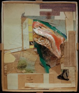 Ohne Titel (Bild mit Wurzelholz oder Komposition mit Kiste) von Kurt Schwitters