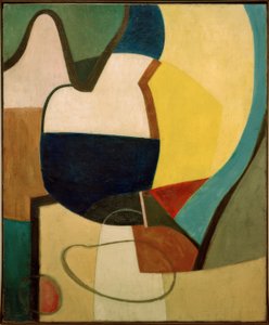 Stillleben auf einem Tisch von Kurt Schwitters