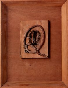 Ohne Titel. Komposition mit Filmrolle und Draht von Kurt Schwitters (1887-1948) 1937-1940 London, Lords Gallery von Kurt Schwitters