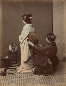Obi anziehen