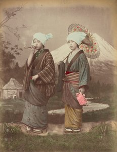 Japanische Reisende, ca. 1880 von Kusakabe Kimbei