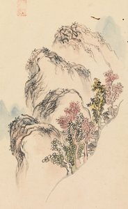 Album mit Landschaftsgemälden, spätes 18. Jahrhundert von Kuwayama Gyokushu