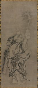 Hotei mit daoistischen Unsterblichen: Unsterblicher mit Kürbis und Drache, ca. 1575-1600