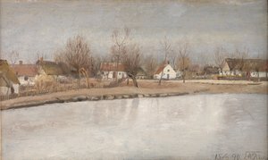 Der Dorfteich in Ring, Seeland