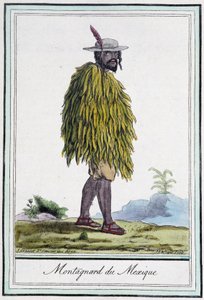 Bergbewohner von Mexiko - in „Encyclopedia of Travels“ von J. Grasset St Sauveur, ed. Paris von L.F. Labrousse