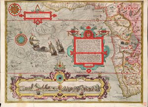 Karte der Guinea-Küste, Manicongo und Angola bis zum Kap der Guten Hoffnung