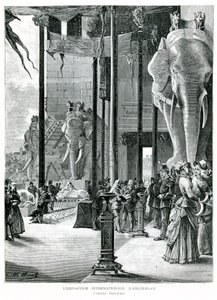 Eingang zur Internationalen Ausstellung in Amsterdam