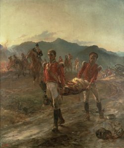 Am Morgen nach der Schlacht von Talavera (1809) von Lady Butler
