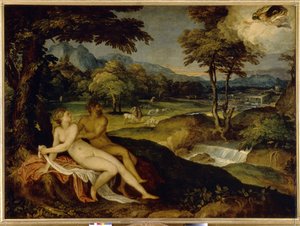 Jupiter und Io von Lambert Sustris