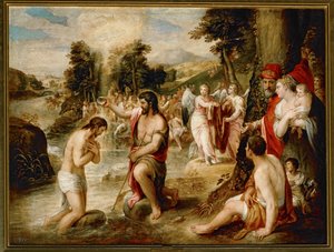 Die Taufe Christi von Lambert Sustris