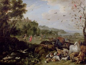 Noah betritt die Arche