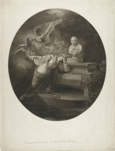 Gedenkblatt für Hendrik Hooft Daniëlsz. von Lambertus Antonius Claessens