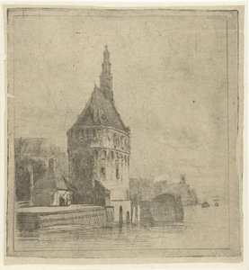 Turm am Wasser von Lambertus  Hardenberg
