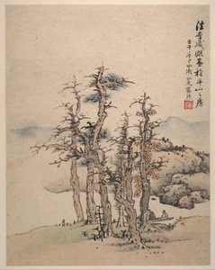 Landschaften nach Song- und Yuan-Meistern, 1642 von Lan Ying
