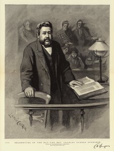 Berühmtheiten des Tages, der Reverend Charles Haddon Spurgeon