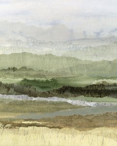 Geschichtete Grüne Landschaft