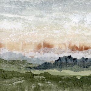 Geschichteter abstrakter Berg von Lara Eckerman