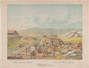 Eingeborene von Neu-Herrnhut, Grönland, 1863