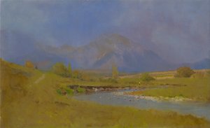Podtatranská-Landschaft nach Frühlingsregen von Laszlo Mednyanszky